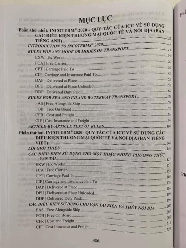 Incoterm 2020 - Quy tắc của ICC về sử dụng các điều kiện thương mại quốc tế và nội địa (Song ngữ Anh - Việt) - Hình ảnh 11