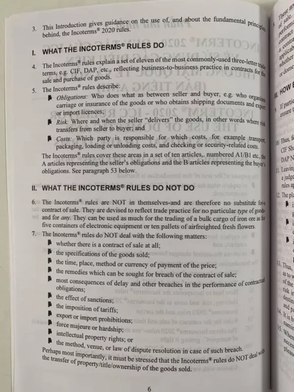 Incoterm 2020 - Quy tắc của ICC về sử dụng các điều kiện thương mại quốc tế và nội địa (Song ngữ Anh - Việt) - Hình ảnh 4