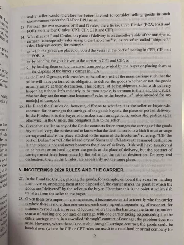 Incoterm 2020 - Quy tắc của ICC về sử dụng các điều kiện thương mại quốc tế và nội địa (Song ngữ Anh - Việt) - Hình ảnh 7