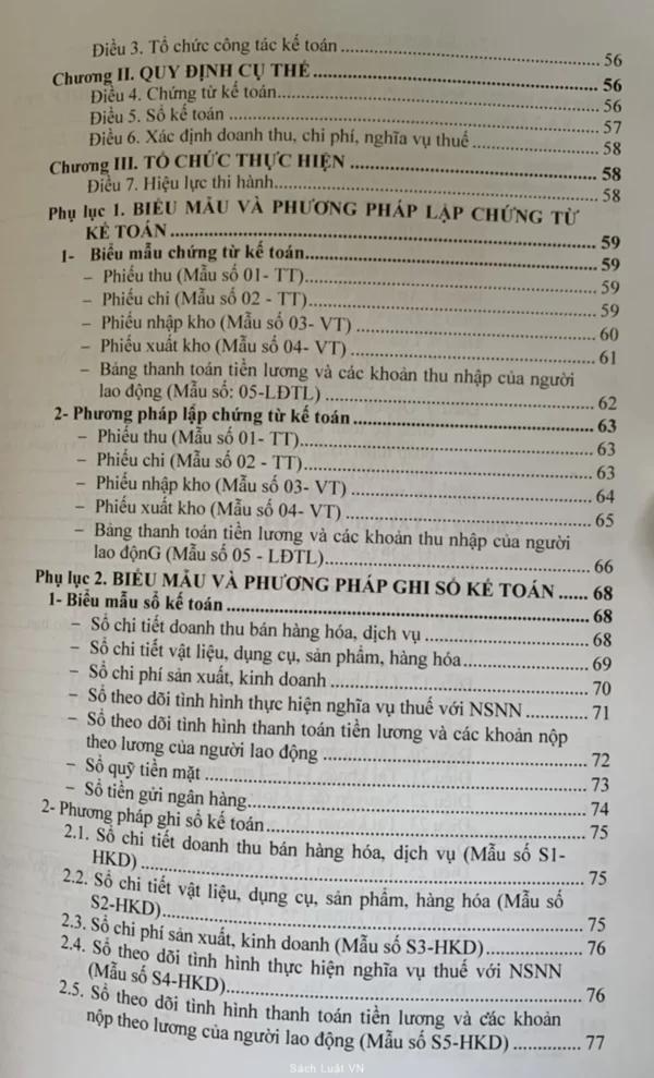 Chế Độ Kế Toán Hộ Kinh Doanh, Cá Nhân Kinh Doanh Và Doanh Nghiệp Nhỏ Và Vừa - Hình ảnh 5