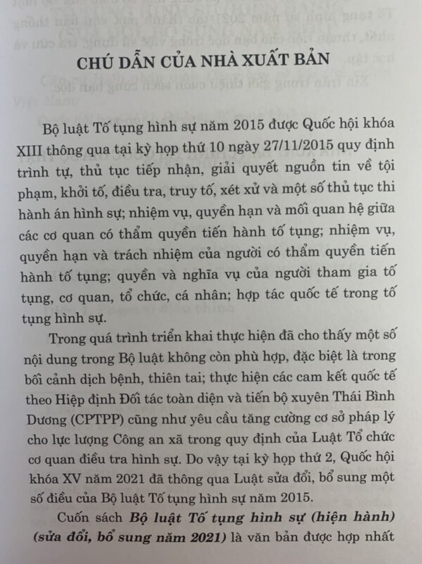 Bộ luật tố tụng hình sự - Hình ảnh 2