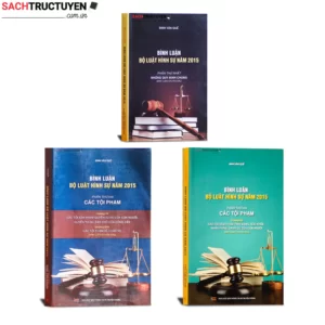 Bộ 3 cuốn sách Bình luận bộ luật hình sự 2015 của tác giả Đinh Văn Quế
