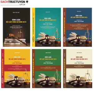 Bộ 6 cuốn Bình luận bộ luật hình sự của tác giả Đinh Văn Quế