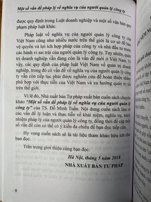 Một số vấn đề pháp lý về nghĩa vụ của người quản lý công ty - Hình ảnh 3