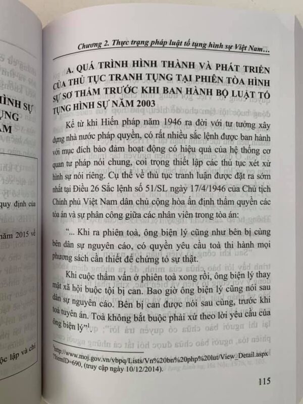 Thủ tục tranh tụng tại phiên toà hình sự sơ thẩm (tái bản lần thứ nhất) - Hình ảnh 9