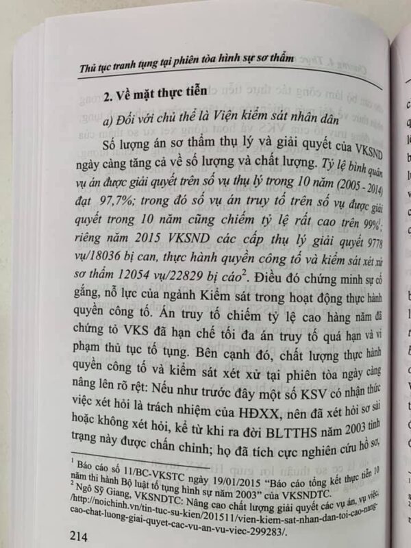 Thủ tục tranh tụng tại phiên toà hình sự sơ thẩm (tái bản lần thứ nhất) - Hình ảnh 16