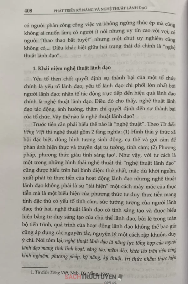 Phát Triển Kỹ Năng Và Nghệ Thuật Lãnh Đạo - Hình ảnh 9