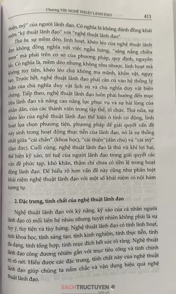 Phát Triển Kỹ Năng Và Nghệ Thuật Lãnh Đạo - Hình ảnh 12