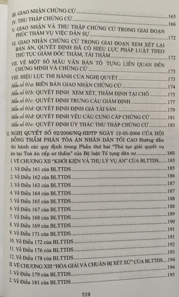 Hệ thống các nghị quyết của Hội đồng Thẩm phán Tòa án nhân dân tối cao về dân sự và tố tụng dân sự từ 1990-2023 - Hình ảnh 9