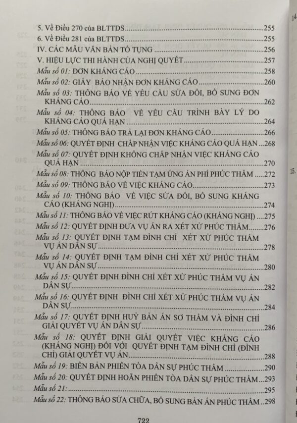 Hệ thống các nghị quyết của Hội đồng Thẩm phán Tòa án nhân dân tối cao về dân sự và tố tụng dân sự từ 1990-2023 - Hình ảnh 12