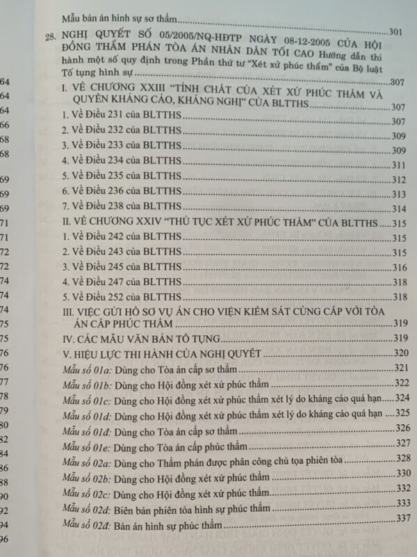 Hệ Thống Các Nghị Quyết Của Hội Đồng Thẩm Phán Tòa Án Nhân Dân Tối Cao Về Hình Sự Và Tố Tụng Hình Sự Từ Năm 1986 Đến 2023 - Hình ảnh 15