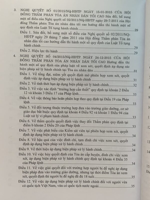 Hệ Thống Các Nghị Quyết Của Hội Đồng Thẩm Phán Tòa Án Nhân Dân Tối Cao Về Hành Chính, Kinh Tế, Thương Mại Và Hôn Nhân Gia Đình Từ Năm 2000 Đến 2023 - Hình ảnh 4