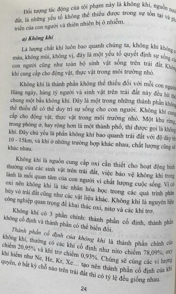 Bình luận Bộ luật hình sự năm 2015- Phần thứ hai Các tội phạm  (Chương XIX- Các tội phạm về môi trường) - Hình ảnh 17