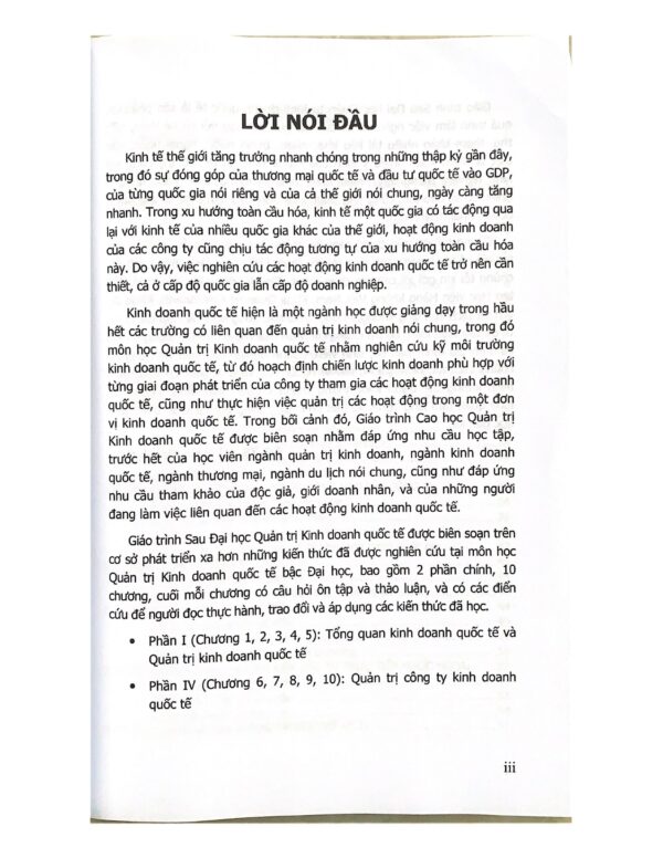 Giáo trình cao học Quản trị Kinh doanh quốc tế - Hình ảnh 2