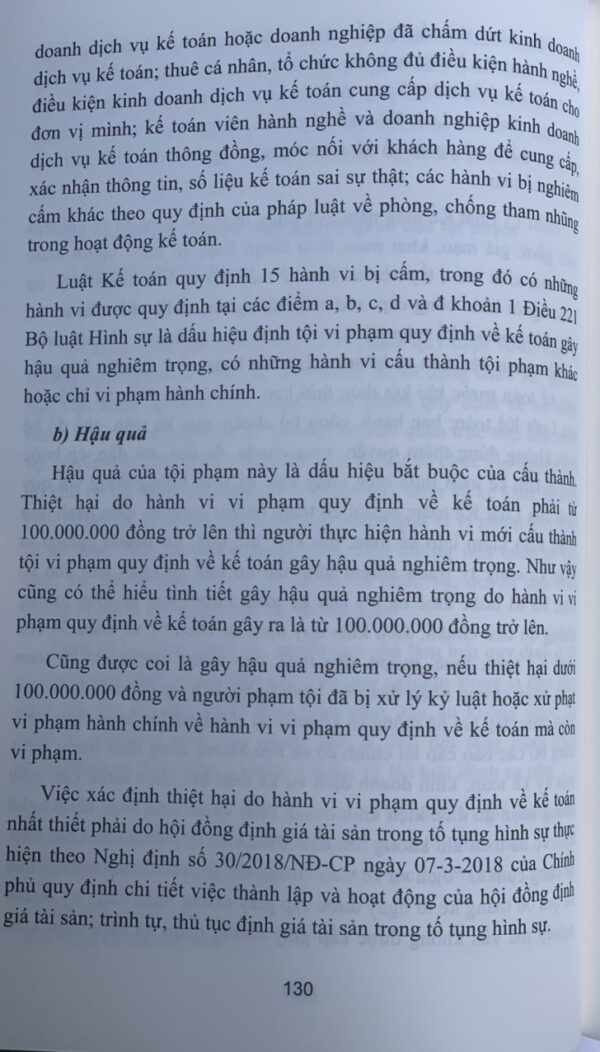 Bình luận Bộ luật Hình sự năm 2015 (Phần thứ hai – Các tội phạm), Chương XVIII, Mục 3: Các tội phạm khác xâm phạm trật tự quản lý kinh tế - Hình ảnh 24