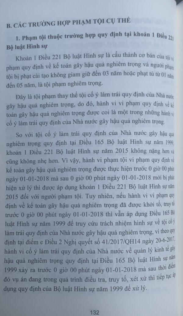 Bình luận Bộ luật Hình sự năm 2015 (Phần thứ hai – Các tội phạm), Chương XVIII, Mục 3: Các tội phạm khác xâm phạm trật tự quản lý kinh tế - Hình ảnh 26