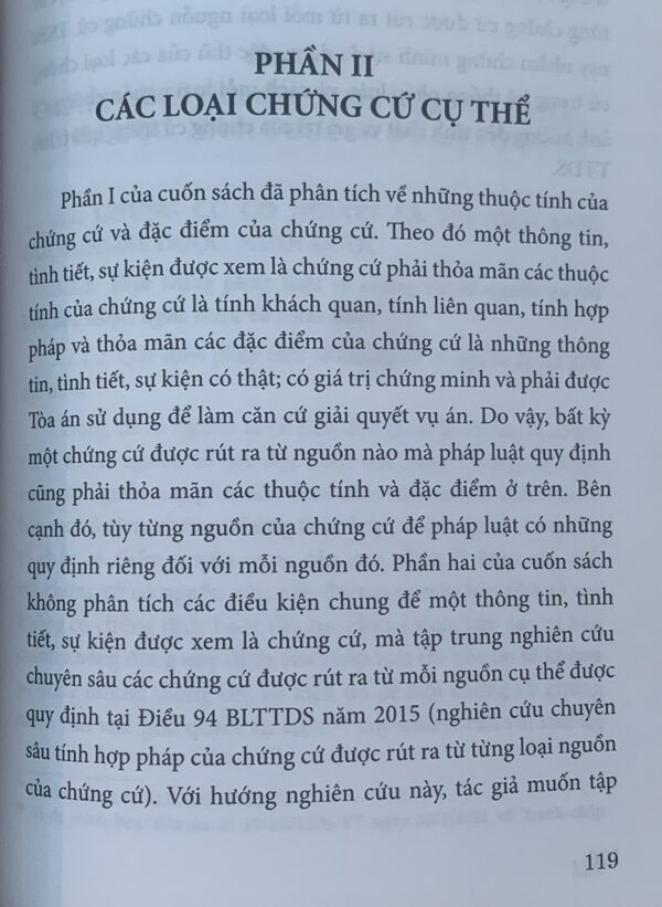 Chứng cứ trong tố tụng dân sự Việt Nam (Sách chuyên khảo) - Hình ảnh 14