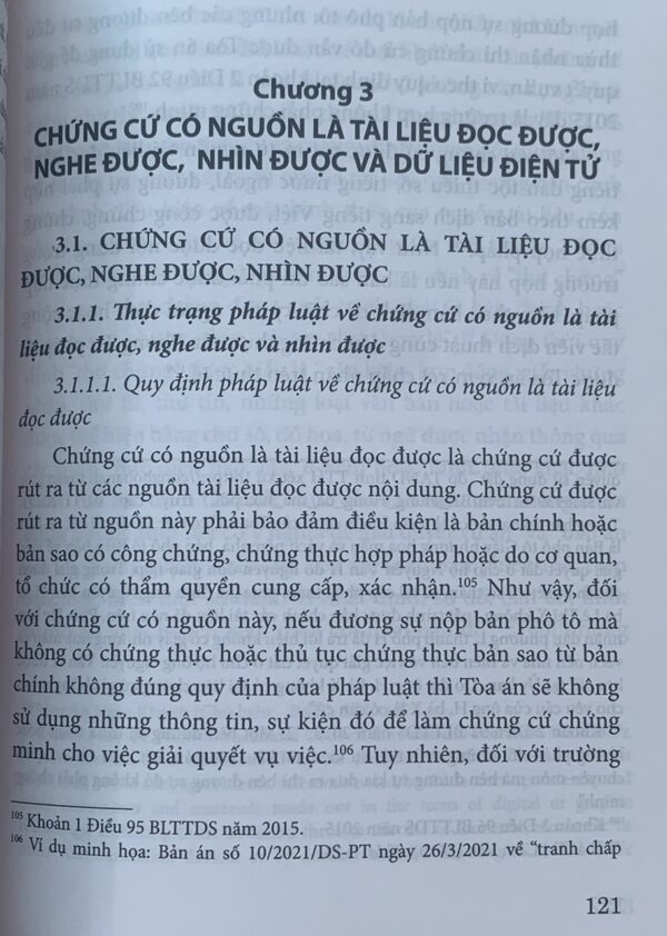 Chứng cứ trong tố tụng dân sự Việt Nam (Sách chuyên khảo) - Hình ảnh 16