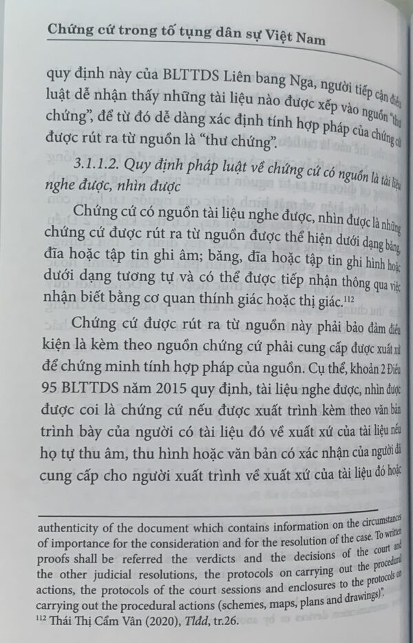 Chứng cứ trong tố tụng dân sự Việt Nam (Sách chuyên khảo) - Hình ảnh 17