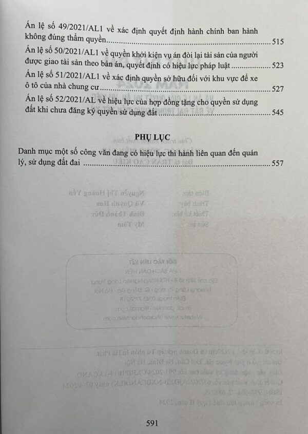 Luật đất đai năm 2024 và án lệ giải quyết vụ án, vụ việc về đất đai trong thực tiễn xét xử - Hình ảnh 29