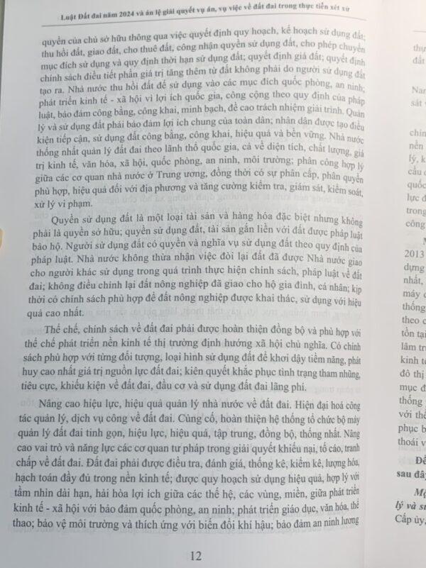 Luật đất đai năm 2024 và án lệ giải quyết vụ án, vụ việc về đất đai trong thực tiễn xét xử - Hình ảnh 33