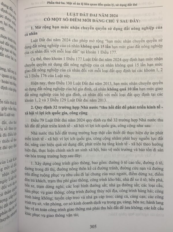 Luật đất đai năm 2024 và án lệ giải quyết vụ án, vụ việc về đất đai trong thực tiễn xét xử - Hình ảnh 37