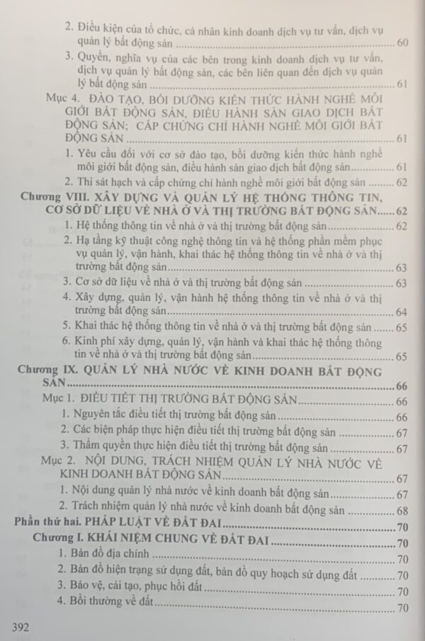 Pháp luật về môi giới, đầu tư kinh doanh bất động sản, đất đai và nhà ở - Hình ảnh 9