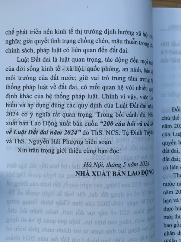 200 câu hỏi và trả lời về Luật Đất đai năm 2024 - Hình ảnh 4