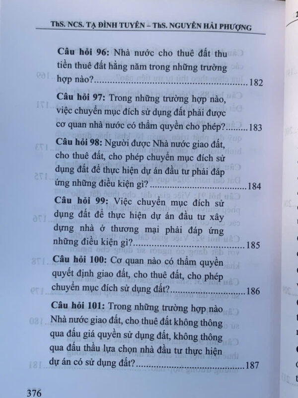 200 câu hỏi và trả lời về Luật Đất đai năm 2024 - Hình ảnh 22