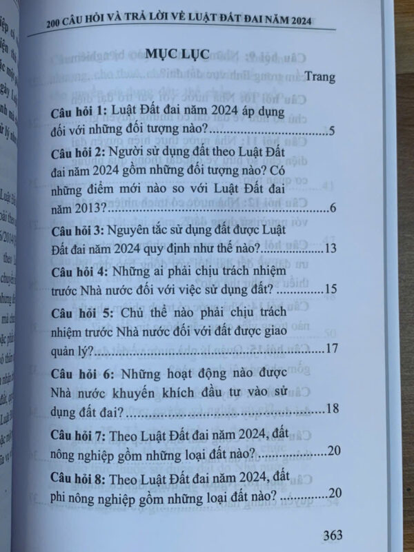 200 câu hỏi và trả lời về Luật Đất đai năm 2024 - Hình ảnh 9