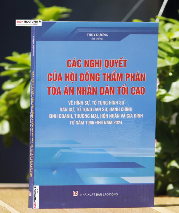 Các nghị quyết của Hội đồng Thẩm phán Tòa án nhân dân tối cao về hình sự, tố tụng hình sự, dân sự, tố tụng dân sự, hành chính, tố tụng hành chính, kinh doanh, thương mại, hôn nhân và gia đình (từ năm 1986 đến năm 2024)