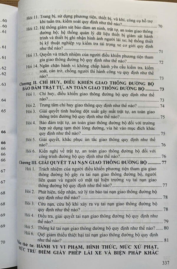 Xử phạt vi phạm hành chính về trật tự, an toàn giao thông trong lĩnh vực giao thông đường bộ - Hình ảnh 11