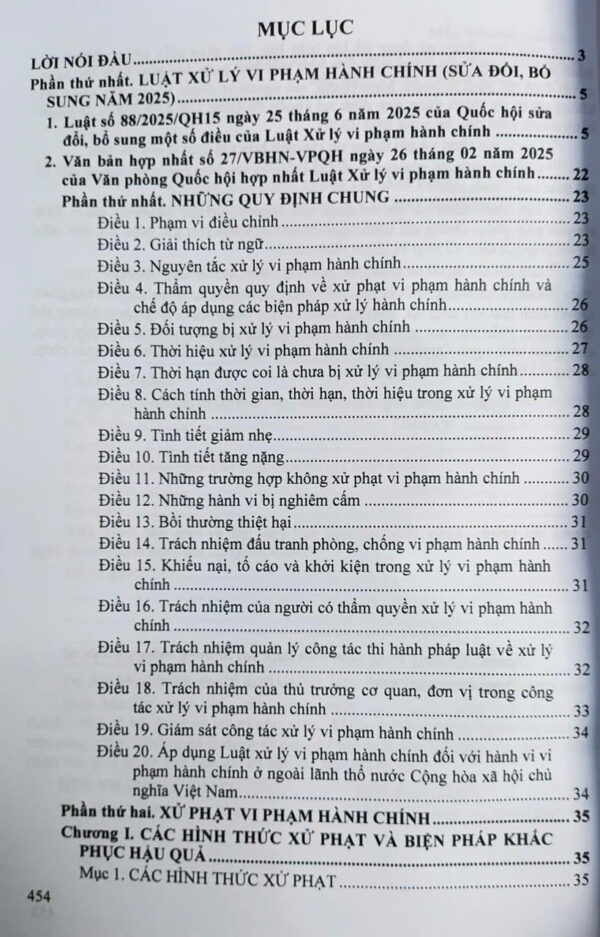 Luật Xử Lý Vi Phạm Hành Chính (sửa đổi, bổ sung năm 2025) các văn bản quy định chi tiết và biện pháp thi hành - Hình ảnh 2