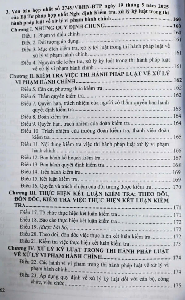 Luật Xử Lý Vi Phạm Hành Chính (sửa đổi, bổ sung năm 2025) các văn bản quy định chi tiết và biện pháp thi hành - Hình ảnh 5