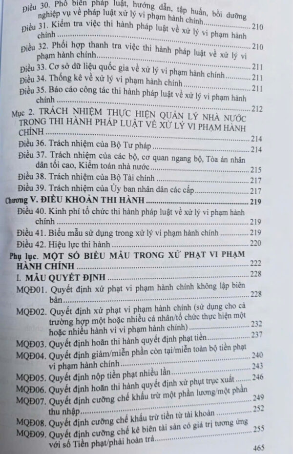 Luật Xử Lý Vi Phạm Hành Chính (sửa đổi, bổ sung năm 2025) các văn bản quy định chi tiết và biện pháp thi hành - Hình ảnh 8