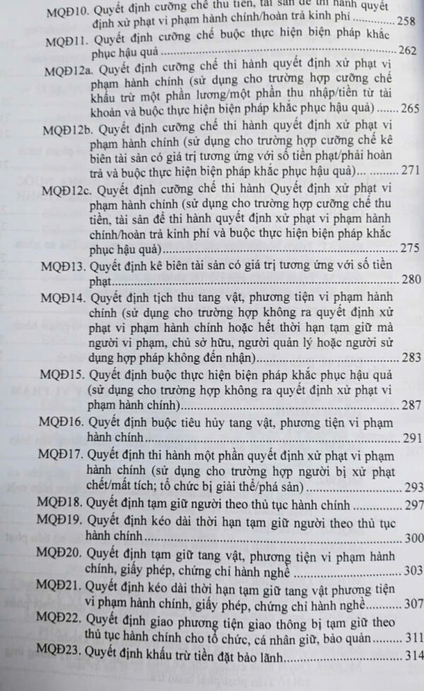 Luật Xử Lý Vi Phạm Hành Chính (sửa đổi, bổ sung năm 2025) các văn bản quy định chi tiết và biện pháp thi hành - Hình ảnh 9